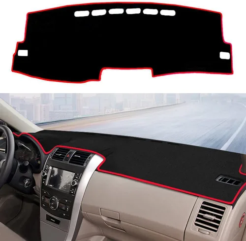 Vista 19 de Cubierta de salpicadero para salpicadero, alfombra personalizada para Toyota RAV4 2013 2014 2015 2016 2017 2018 Accesorios antideslizante protector