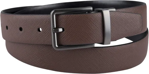 Vista 3 de Calvin Klein Cinturón de cuero suave reversible para hombre