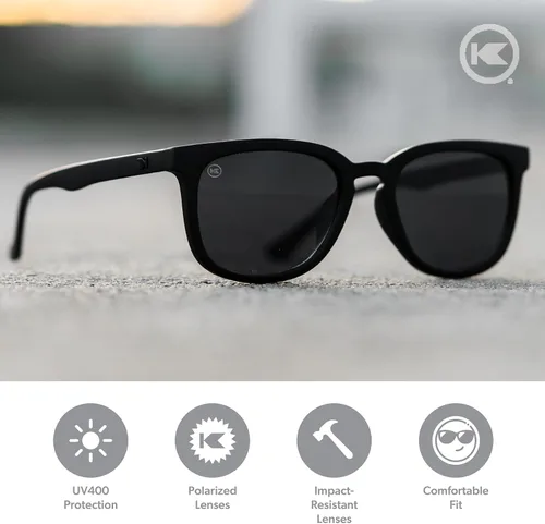 Vista 2 de Knockaround Paso Robles Polarized Square Sunglasses for Men & Women - Trendy Sunglasses - UV400 Protection