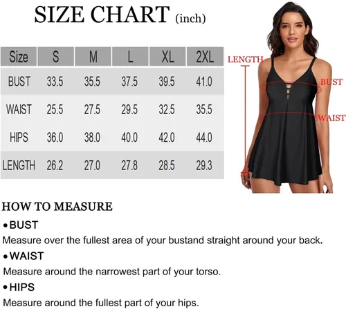Vista 4 de Omichic Traje de baño tankini de dos piezas con control de abdomen para mujer