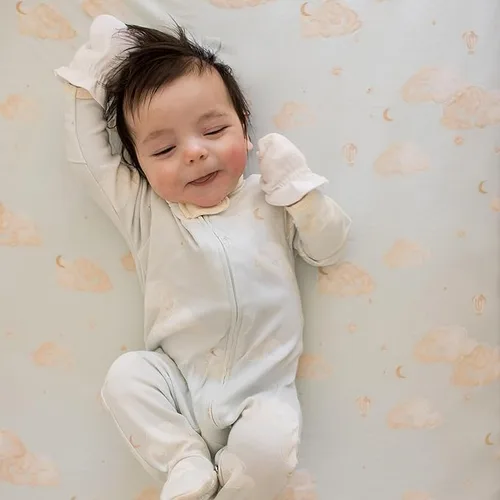 Vista 5 de Burt's Bees Baby - Pijama de una pieza para bebé, mameluco para dormir y jugar, algodón 100% orgánico, cremallera frontal