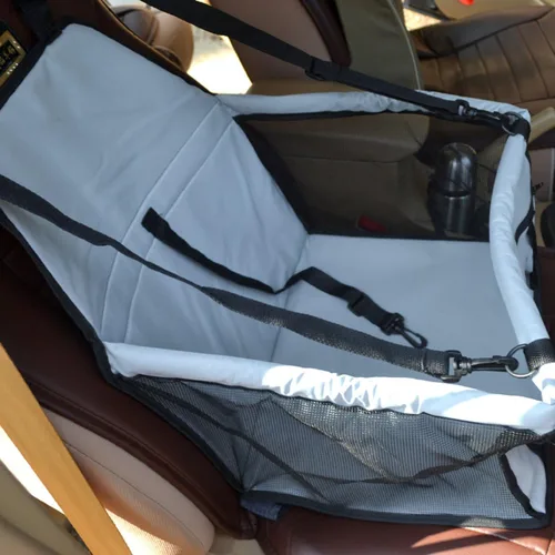 Vista 5 de suyi Bolsa de transporte portátil impermeable y transpirable para asiento de automóvil para mascotas, protector de automóvil, protector