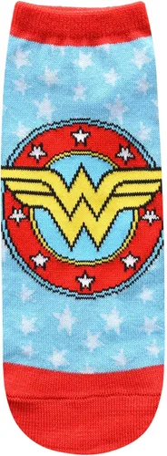 Vista 4 de Hyp DC Comics Wonder Woman Classic JuniorsWomen's 5 Pack Low Cut Ankle Socks
