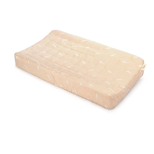 Vista 22 de Funda para cambiador Crane Baby, 100% exterior de sarga de algodón, temática de vida en la playa, 40.6 cm x 81.3 cm, fundas ajustadas