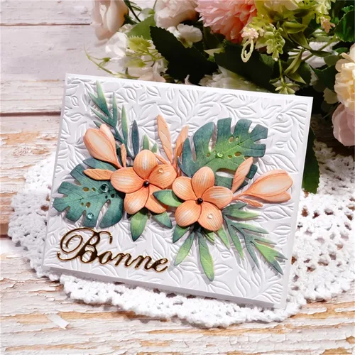 Vista 10 de Lapoo Troquel de corte de flores para álbumes de recortes, plantillas de corte duraderas para álbumes de recortes, álbum de fotos, tarjetas de papel