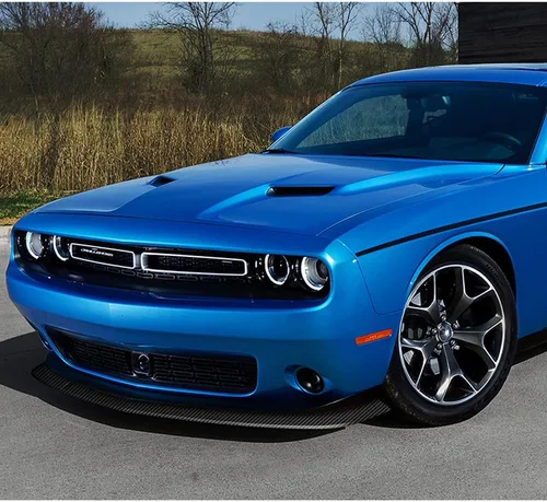 Vista 5 de Borde de parachoques delantero compatible con Dodge Challenger SXT 2015-2023, alerón de parachoques delantero, kit de cuerpo de mentón de aire