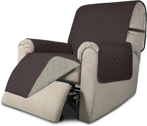 Vista 73 de Easy-Going - Funda reversible para sofá, resistente al agua, con varillas de espuma y correas elásticas, protector de muebles para mascotas y perros