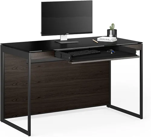 Vista 3 de BDI Furniture Sequel 20 - Escritorio para computadora 6103-48 pulgadas para el hogar u oficina con gestión de cables, cajón de teclado, libro mayor