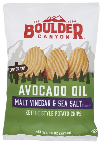 Vista 4 de Boulder Canyon Papas fritas - Hickory BBQ (1.5 oz/Caja de 55)