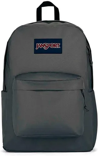 Vista 10 de JanSport Superbreak Plus - Mochila para trabajo, viajes o portátil con bolsillo para botella de agua, rojo (Red Tape), Tamaño único