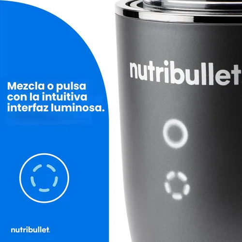 Vista 7 de NutriBullet Ultra Personal Blender NB50500, 32 onzas, Gris Gris metalizado
