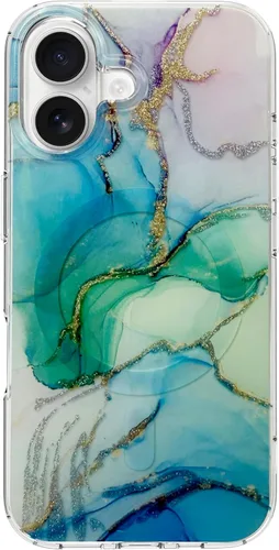 Vista 46 de Funda degradada para iPhone 14 Pro - Diseño multicolor degradado naranja y amarillo, resistente a los impactos y con imanes