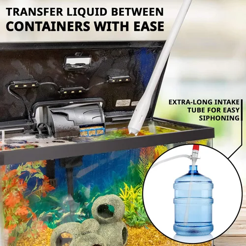 Vista 9 de Bomba de transferencia de combustible automática DEWAY con parada automática, 3 veces más potente, funciona con batería D, manguera extralarga