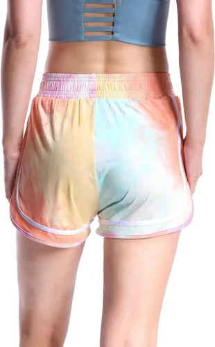 Vista 4 de Pantalones cortos de escuela media y secundaria para adolescentes y niñas, atléticos, correr, bailar, deportes, lindos pantalones cortos activos