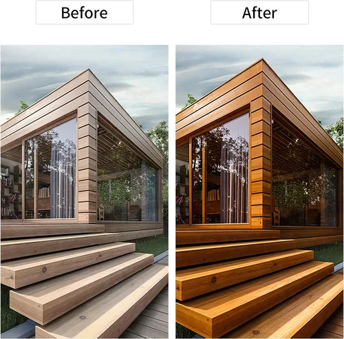 Vista 2 de Aceite Tung puro 100% natural de 16 onzas para acabado de madera, seguro de grado alimenticio, aceite tung impermeable para suelos de madera