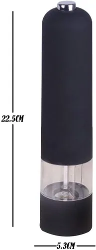 Vista 3 de Molinillo eléctrico de pimienta, juego de molinillo de sal y pimienta a batería, molinillo de pimienta y pimienta negra, juego de molinillo