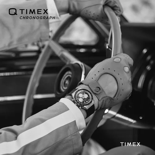 Vista 6 de Timex Reloj Q Chronograph de 1.575 in para hombre