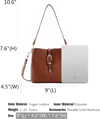 Vista 6 de Montana West Bolsos cruzados para mujer, pequeños leopardo pata de gallo con cartera
