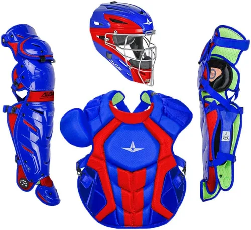 Vista 14 de All-Star S7 Axis for Adults - Baseball Catching Equipment Kit (Catching Helmet, Chest Protector, Leg Guards), NOCSAE Standard