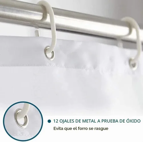 Vista 7 de Chrainy Juego de 4 cortinas de ducha de la torre Eiffel de París, botella de perfume, flores, negro, decoración de baño con 12 ganchos