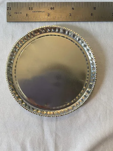 Vista 3 de Platos de pesaje, W-D101-AL-50, aluminio, 3.976 in, paquete de 50