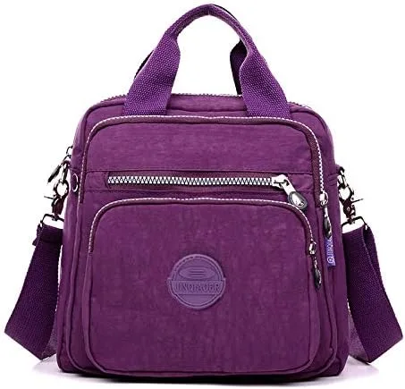 Vista 2 de VVVSO Bolso cruzado de nailon impermeable para mujer, mochila casual duradera