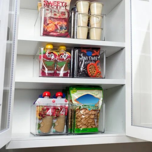 Vista 3 de ClearSpace Contenedores de Almacenamiento de Plástico Transparente – Organización y Almacenamiento Perfecto para Cocina o Despensa – Organizador