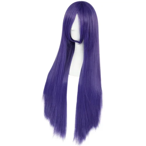 Vista 28 de anogol Vocaloid 32" 80 cm de largo recto de Cosplay peluca Pelucas Para Fiestas Halloween, Anaranjado