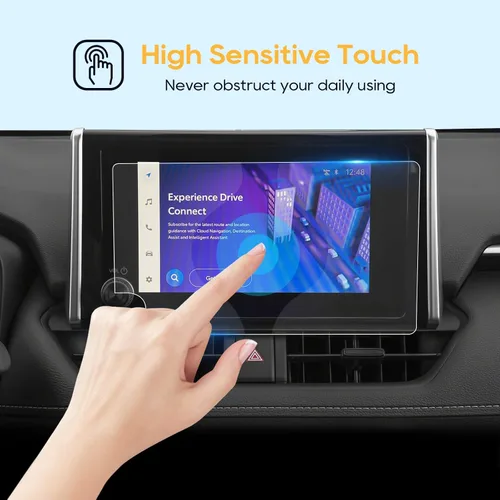 Vista 3 de LFOTPP oyota 2023 Protector de pantalla de 8 pulgadas para oyota Corolla/Highlander/Sequoia / RAV4 / Tundra 2023 Protector de pantalla de 8 pulgadas