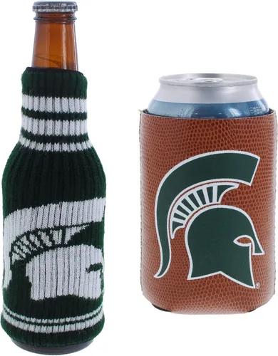 Vista 13 de College Team Color Logo Can & Bottle Holder Insulator Beverage Cooler Set