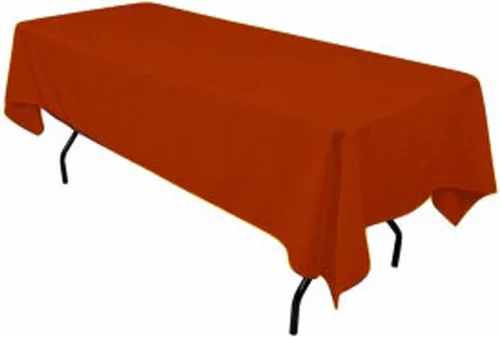 Vista 57 de New Creations Fabric & Foam Inc - Mantel rectangular de popelina de poliéster de 60 pulgadas de ancho por 120 pulgadas de largo. (Avocado)