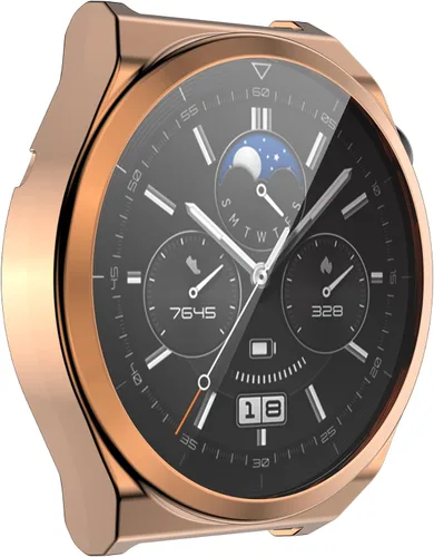 Vista 6 de Funda protectora de pantalla compatible con Huawei Watch GT3 Pro de 1.693 in y 1.811 in, cubierta completa de TPU suave, resistente a los arañazos