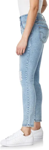 Vista 3 de WallFlower Women's Sassy Skinny High-Rise Insta Soft Juniors Jeans (Standard and Plus)