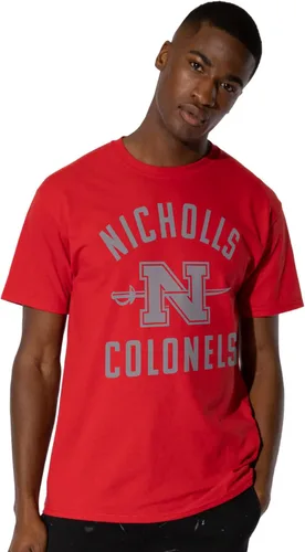 Vista 184 de LOGOVISION Official Collegiate One Color Distressed Logo Short Sleeve for Men & Women T Shirt Collection 3
