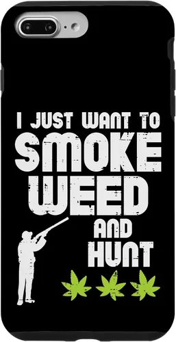Vista 12 de iPhone 16 Smoke Weed Hunt Funny Hunting Cannabis 420 Hunter Hombres Mujeres Caso