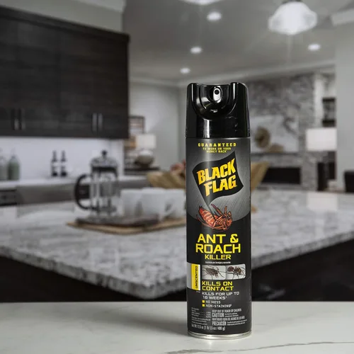 Vista 7 de Black Flag Ant & Roach Killer Aerosol, sin perfume, 17.5 onzas, paquete de 12