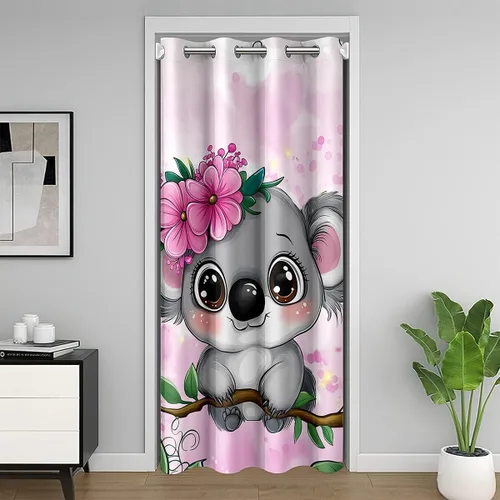 Vista 34 de Erosebridal Cortina de puerta de teñido anudado, cortina opaca bohemia, cortina exótica abstracta en espiral, elegante cortina hippie para puerta