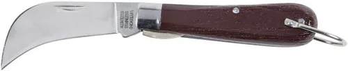 Vista 8 de Klein Tools Cuchillo de bolsillo 1550-4, cuchillo de electricistas con hoja de corte Hawkbill de 3 pulgadas de acero al carbono