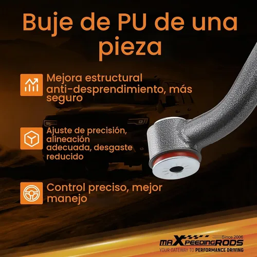 Vista 3 de maXpeedingrods Brazo de control superior elevado de 2-4 pulgadas para Chevy Silverado/GMC Sierra 1500 1999-2006