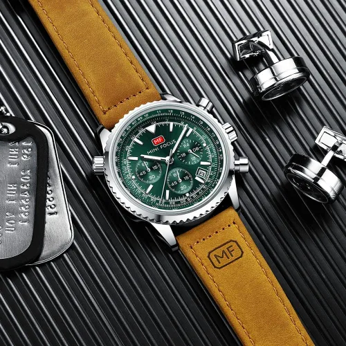 Vista 5 de AIMES Mens Watches for Men Casual Chronograph Waterproof Sport Military Watch Analog Quartz Movement Stylish Luxury Dress Wrist Watch Elegant Gift