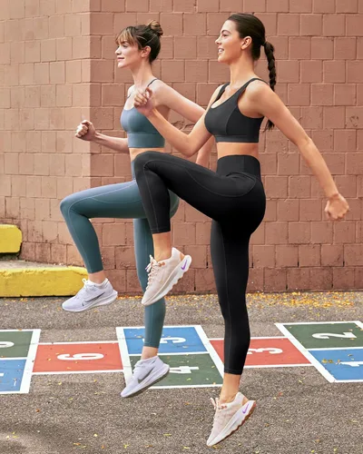 Vista 2 de STELLE - Leggings de yoga de cintura alta con bolsillos, pantalones de yoga muy suaves para entrenamiento, control de abdomen y para correr
