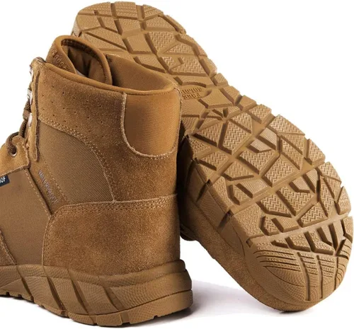 Vista 7 de FREE SOLDIER Waterproof Hiking Work Boots Men's Tactical Boots 6 Inches Lightweight Military Boots Breathable Desert Boots