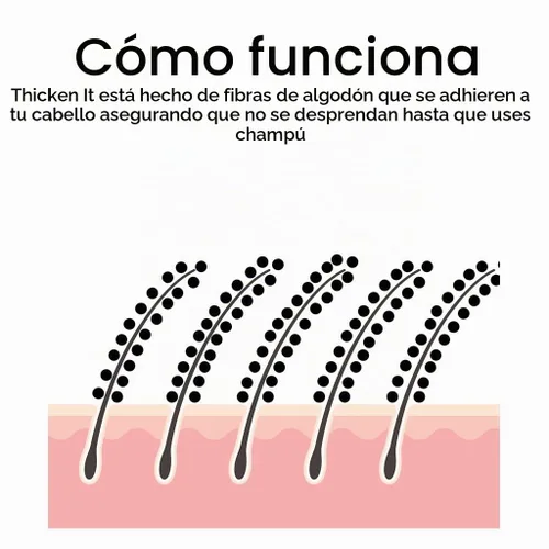 Vista 5 de Polvos para el cabello sin talco, 0.32 oz. Corrector de pérdida de cabello resistente al agua. Naturalmente más grueso que las fibras capilares
