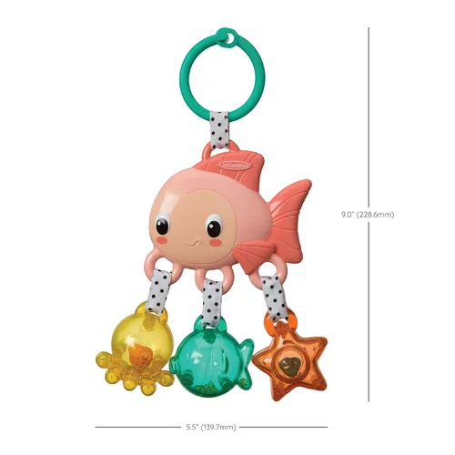 Vista 5 de Infantino Sonajero de peces Jingle Sea Charms