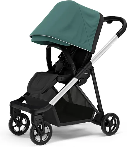 Vista 15 de Thule Cochecito de bebé Shine, características de cochecito de tamaño completo, diseño compacto y ligero, asiento reversible, cesta de Mezcla