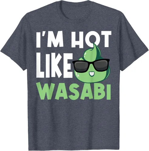 Vista 27 de Wasabi - Camiseta de condimentos de pasta picante de rábano picante japonés, Negro