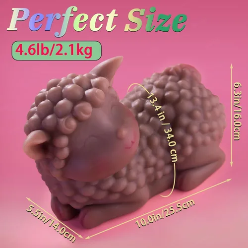 Vista 6 de Muñeca sexual realista Torso para hombres, masturbador masculino de oveja con vaginal apretado, anal profundo, tamaño completo, lindo juguete sexual
