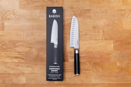 Vista 3 de Babish - Juego de cubertería con funda enrollable para cuchillos, alemán (3 piezas, acero inoxidable).