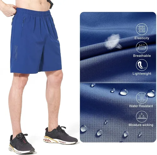 Vista 4 de NORTHYARD - Pantalones cortos deportivos para correr para hombres, ligeros, de secado rápido, 7, 5 o 9 pulgadas, para senderismo, deportes, gimnasio