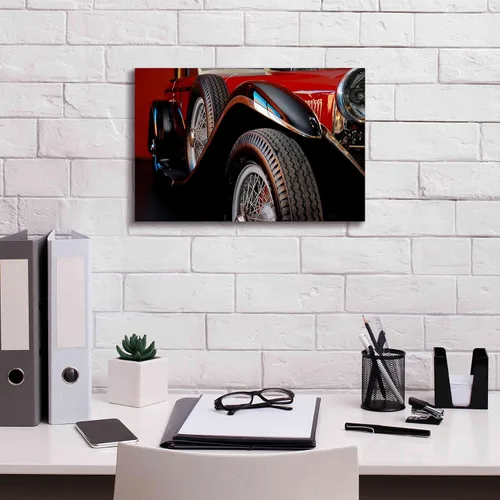 Vista 3 de Epic Graffiti 'Mercedez - Benz 1929' por Philippe Sainte-Laudy, arte de pared en lienzo, 18"x12